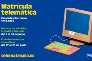 El plazo de admisión telemática en los centros eldenses de Infantil y Primaria ha comenzado hoy y continuará hasta el 16 de junio