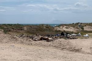 Cs Gandia demana que es netege i condicione la platja dels Marenys de Rafalcaid