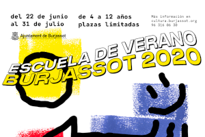 Burjassot abre el plazo de inscripción de su Escuela de Verano el 12 de junio