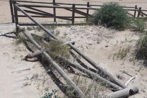 El grupo municipal Popular denuncia el abandono de la Platja de l'Ahuir