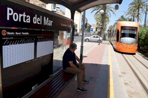 La Generalitat reabre la Línea 5 de TRAM d´Alacant a partir del lunes 15 de junio