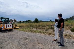 Limpian los caminos del término municipal de Oropesa para garantizar la seguridad de los viandantes