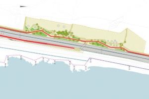 El Ayuntamiento de Alicante adjudicará la construcción de la plataforma ciclopeatonal entre San Gabriel y Urbanova por más de 2,5 millones de euros