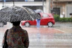 Alerta amarilla por fuertes lluvias en la Comunitat