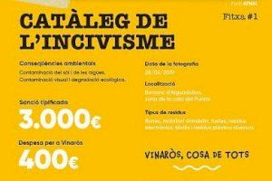 El Ayuntamiento de Vinaròs refuerza la campaña Catálogo del Incivismo