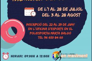 Deportes y Bienestar Social organizan un año más la escuela mulideportiva Mare Nostrum – Basseta de l’oli