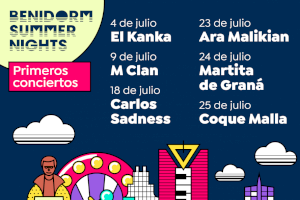 Benidorm Summer Nights reactiva la actividad musical y de ocio con aforos limitados y garantía de distancias de seguridad