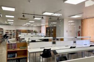 La Biblioteca de l’Eliana recupera su horario habitual y reabre la sala de estudio