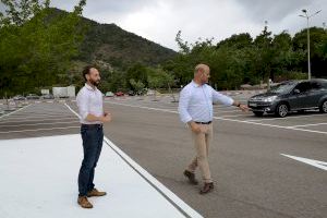 El Ayuntamiento de la Vall d'Uixó mejora el aparcamiento de Sant Josep de cara a la temporada turística