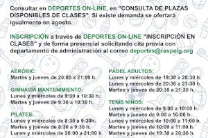 Abierto el plazo de inscripción para las Escuelas Deportivas Municipales de verano