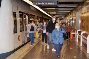 Metrovalencia recupera un 44% de la demanda de personas viajeras antes de la COVID-19 al iniciar la nueva normalidad