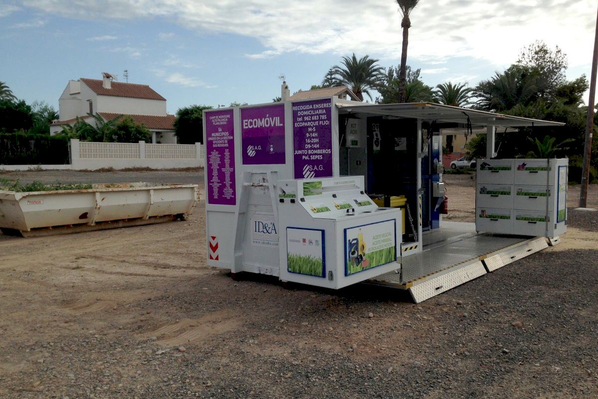 La SAG de Sagunto publica las ubicaciones del ecoparque móvil del próximo mes de julio