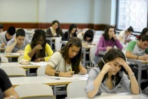 Casi 24.000 estudiantes de la Comunitat Valenciana se presentan a las pruebas de acceso a la universidad del 7 al 9 de julio