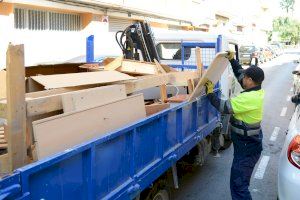 Paiporta estrena un nuevo sistema de recogida de muebles y trastos por zonas