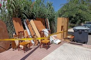 Benicàssim inicia una campaña para evitar el abandono de residuos en vía pública