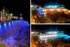 Benidorm realza su Castell con iluminación ornamental