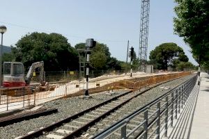 Comienzan las obras de remodelación de andenes del TRAM d'Alacant