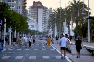 La platja de Gandia després del confinament