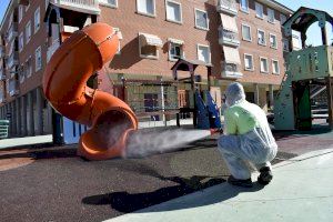 Petrer pone en marcha un plan especial de desinfección de áreas de juegos infantiles frente a la COVID-19 para los próximos seis meses Petrer pone en marcha un plan especial de desinfección de áreas de juegos infantiles frente a la COVID-19 para los próximos seis meses