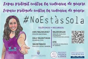La iniciativa #NoEstàsSola s'amplia als establiments d'oci nocturn de Gandia - (foto 2) La iniciativa #NoEstàsSola s'amplia als establiments d'oci nocturn de Gandia - (foto 2)