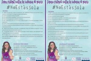 La iniciativa #NoEstàsSola s'amplia als establiments d'oci nocturn de Gandia - (foto 3) La iniciativa #NoEstàsSola s'amplia als establiments d'oci nocturn de Gandia - (foto 3)
