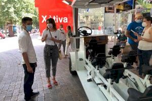 Una empresa de Xàtiva fabrica una bici-bus ecològica de rècord destinada a escolars de Luxemburg