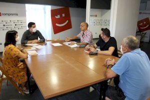 Compromís per Ontinyent es reuneix amb sindicats de Policia Local per conéixer el conflicte amb el govern municipal