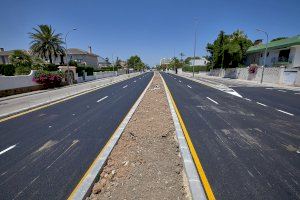 La Diputació de València finalitza el primer tram de bulevard de la platja de Gandia