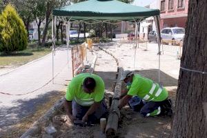 El Ayuntamiento de Paterna remodela el aparcamiento de la calle Coves del Palau para seguir mejorando la movilidad peatonal de la zona