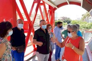 Compromís torna a reclamar que s'habiliten passos provisionals entre els barris confrontants al futur Parc Central - (foto 2)