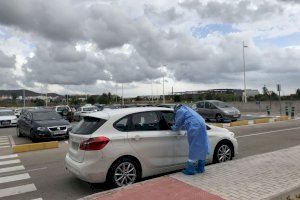 Prova PCR en el Hospital Francesc de Borja de Gandia