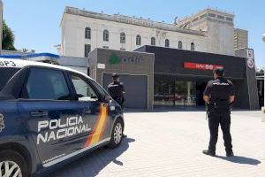 Cinco jóvenes inmovilizan un tren de cercanías y paralizan la circulación ferroviaria en Elche