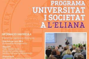 El nou curs de Unisocietat 2020/2021 de L´Eliana serà presencial