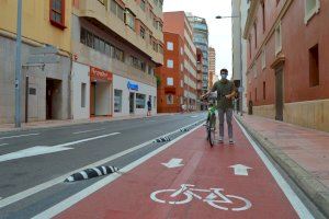 El nuevo carril bici de Herrero ya está operativo