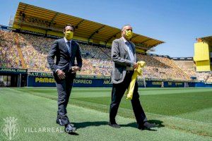 Unai Emery i Fernando Roig, entrenador i president del Villarreal CF