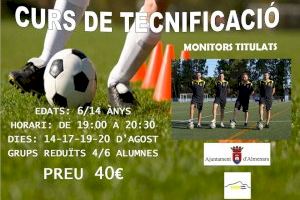 Almenara programa unes jornades de tecnificació de futbol