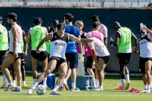 Foto d'arxiu d'un dels últims entrenaments de la temporada passada a Paterna