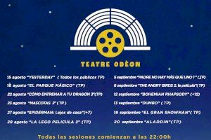 El cine en la playa se traslada este año al Teatro Odeón de Calp para poder controlar el aforo