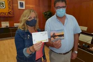 Els Banys de la Reina y el Peñon de Ifac   protagonizan la nueva tarjeta prefranqueada de Calp - (foto 2)