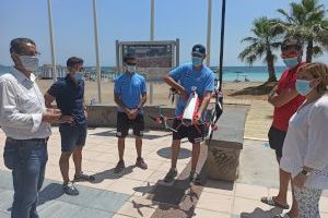 Balanç positiu en el control de l'aforament a les platges de Benicàssim