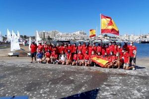 Representando al Real Club Náutico Torrevieja  Antonio López compite en el campeonato de Europa de la clase Laser 4.7