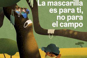 L’Eliana se une a la campaña para evitar el abandono de mascarillas en entornos naturales