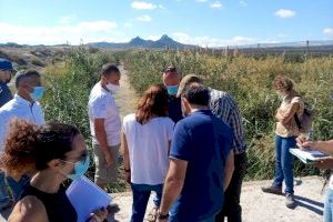 Ayuntamiento, regantes y Confederación Hidrográfica acercan posturas para el mantenimiento y gestión de la Acequia del Rey por su paso por Villena