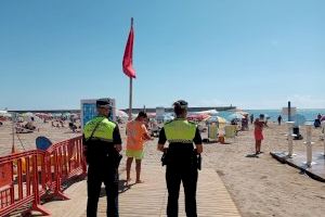 Prohibido el baño en tres playas de Benicarló por presencia de aguas residuales