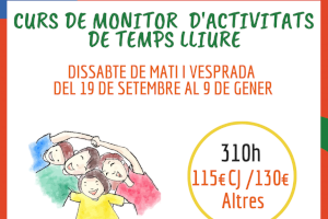 Juventud organiza cursos de Comedor Escolar, Monitor de Actividades de Tiempo Libre y Manipulador de Alimentos