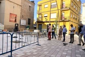 Almassora encara la recta final de las obras en la plaza de la Iglesia de la Vila