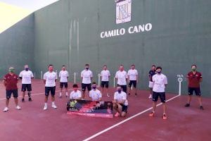 La selección de Pilota Valenciana masculina tuvo su primer entrenamiento en La Nucia