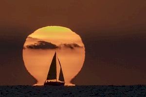 La foto de un velero de Cullera que ha encandilado a la NASA