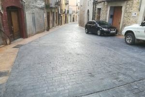 Continuen les obres d’urbanització dels carrers de la Jana