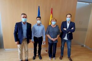 La delegada del Gobierno recibe los alcaldes del Eje A3 para tratar las reivindicaciones en materia de infraestructuras y conexiones